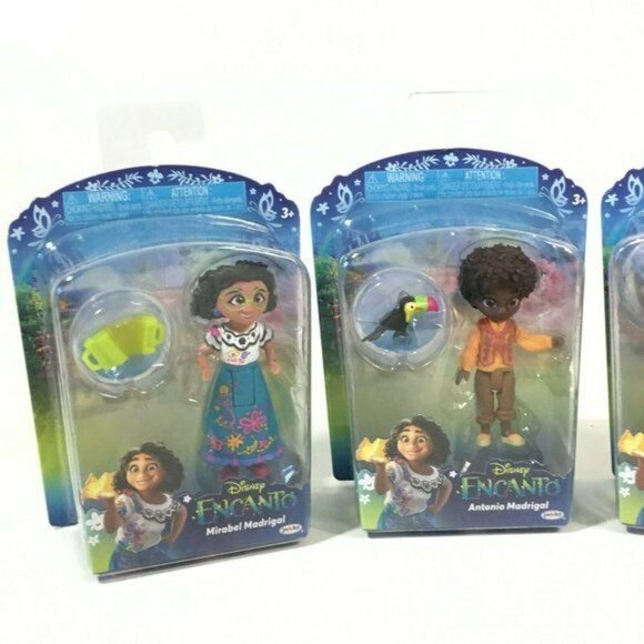 Disney Encanto Figure And Accessories 4 Pack 3" Mirabel Isabela Antonio Luisa - Picture 3 of 12